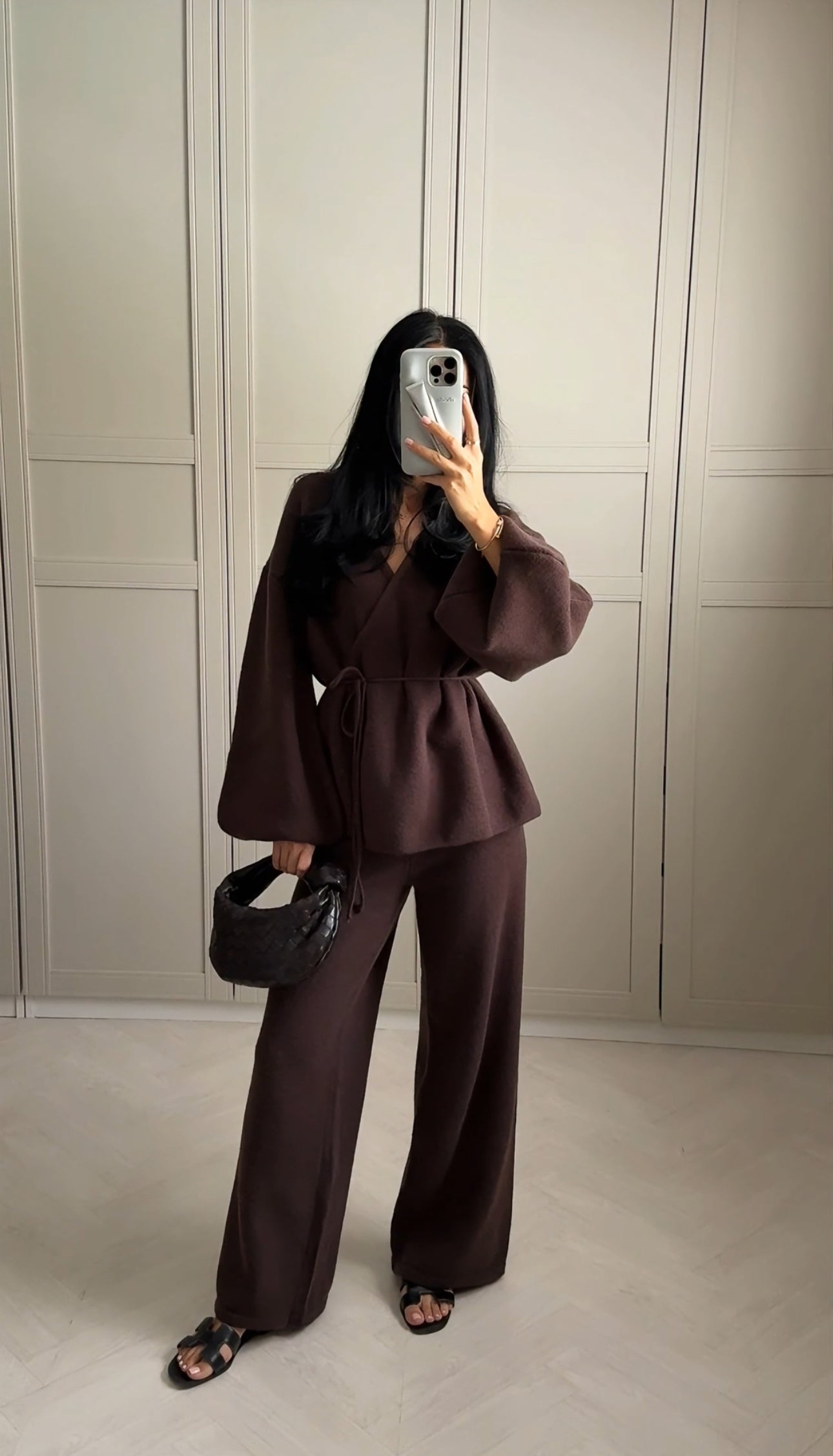 Elegant Dana set women’s tailored outfit front view