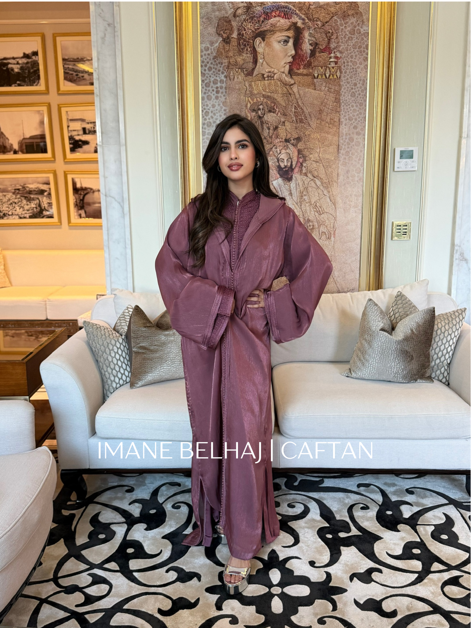 Moroccan jellaba - Amber